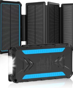 20,000mAh Foldable Solar-Powered Power Bank With Wireless Charging - Image 8