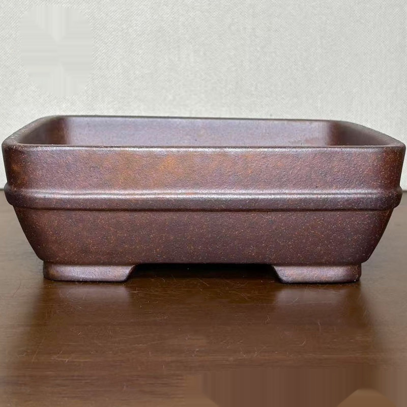 Ceramic Flower Pot Rectangular Bonsai Indoor And Outdoor Green Plant