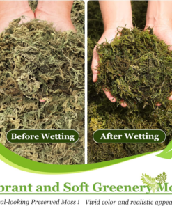 Alternative view of 1.3LB Natural Moss Artificial Fake Moss Alternative for Plants Indoor
