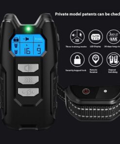 Pet Dog Cat Intelligent Remote Control Bark Stopper Training Dog Collar Dog Barking Prevention
