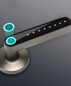 Compatible With Apple, Fingerprint Door Lock Smart Bluetooth Password Handle Lock APP Unlock Keyless Entry Works With IOS Android - Image 6