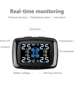 Alternative view of Tire Pressure Monitoring System Sensors Cigarette Lighter USB port Auto Security Alarm Systems Tire Pressure