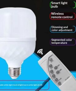 Alternative view of Remote controlled Bulb With Adjustable Brightness  Energy efficient  E27 Screw Base