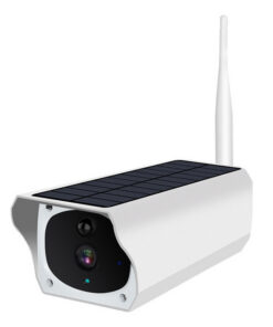 Solar surveillance camera low power camera