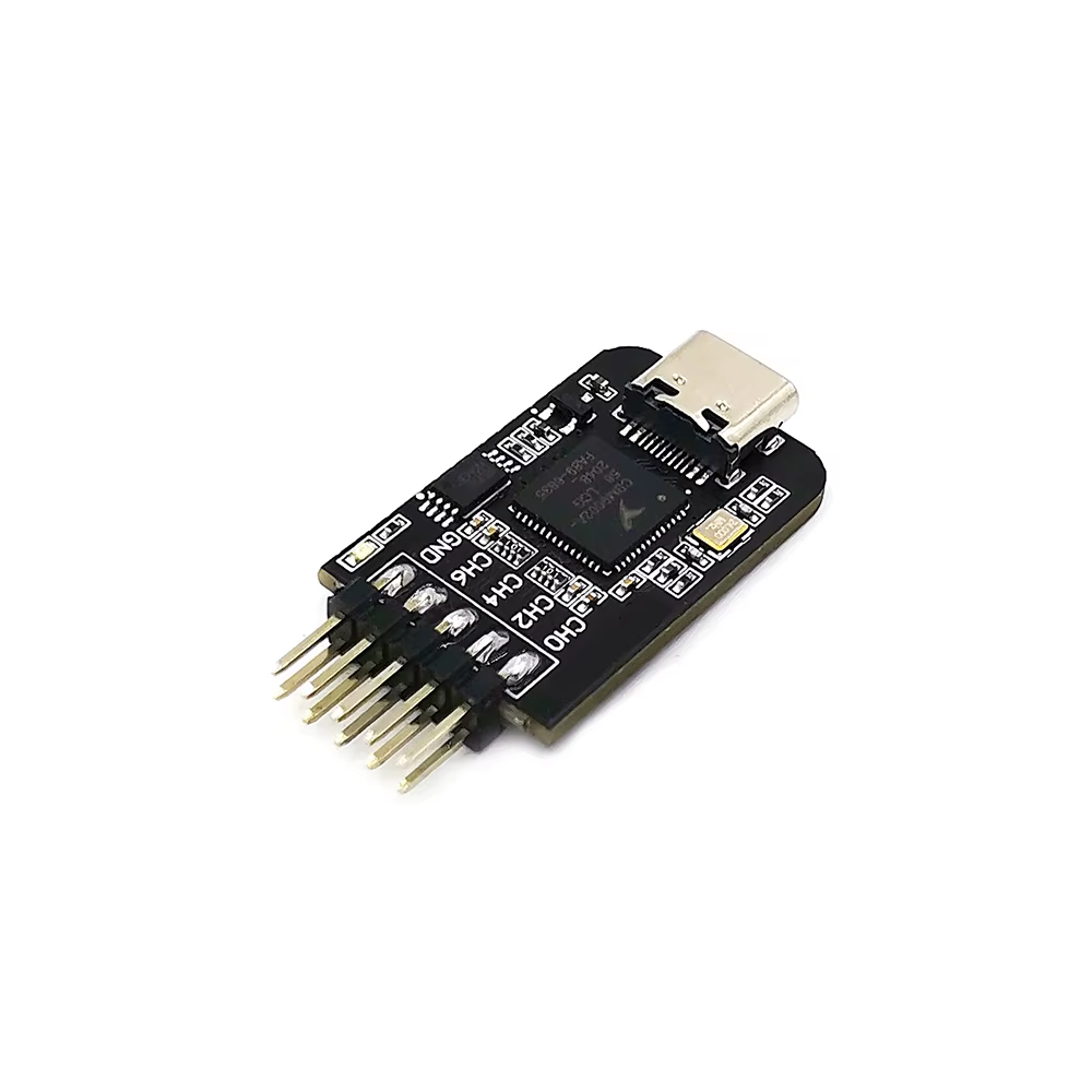Logic Analyzer 16Mhz 24Mhz Sampling 8 Channels Analyzer Development Board Module Type-C Interface MCU ARM FPGA Debugging Tool