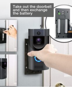 Home alarm smart wifi video doorbell wireless video intercom doorbell mobile phone remote video sea H1 program - Image 3