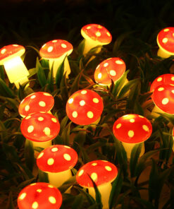 LED Mushroom Lighting Chain Holiday Decoration