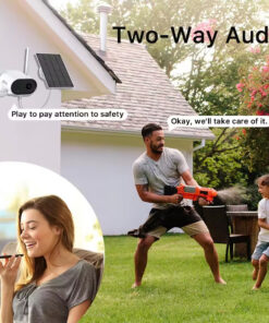 3MP Wireless WiFi Security Camera With Solar Panel - Image 4