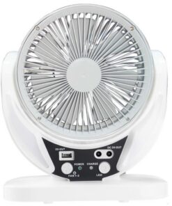 Solar Charging Emergency Fan With LED Lighting - Image 4
