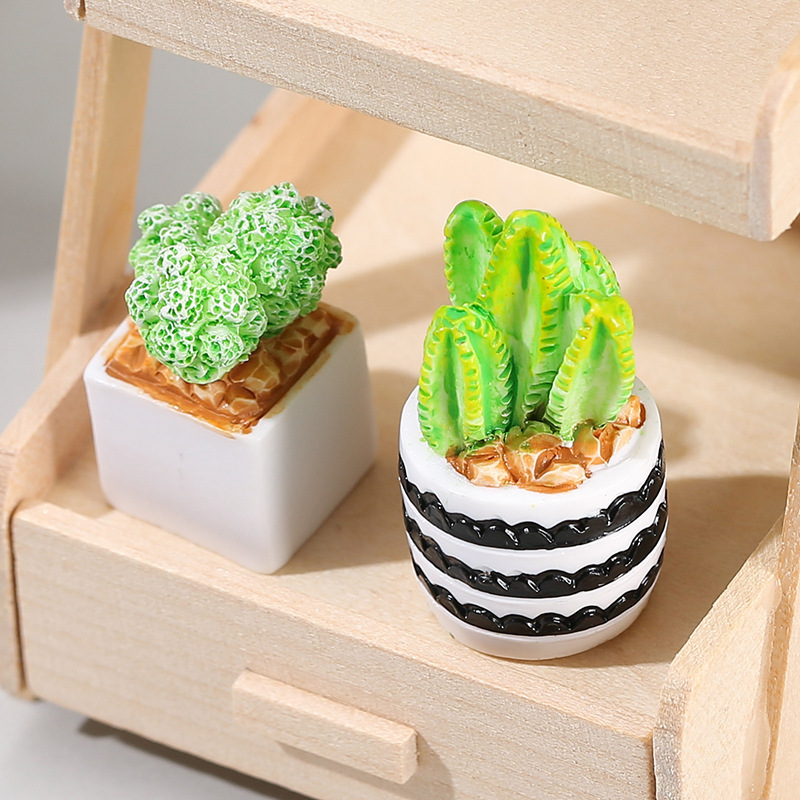 Indoor Cactus Potted Plant Shape Table Decoration - Image 7