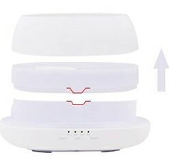HOMEFISH Aroma Diffuser 500ml Ultrasonic Air Humidifier Colorful Light Fragrance Diffuser Essential Oil Diffuser For Home - Image 4