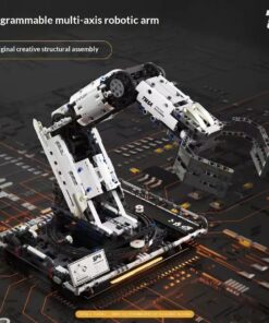 Remote Control Electric Programming Robotic Arm Building Blocks Kit - Educational STEM Toy for Kids Boys Girls Birthday Gift - Image 5