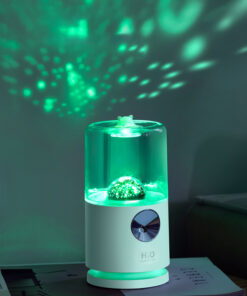 Home Small Smart Rotary Projection Humidifier