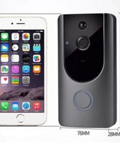 Alternative view of Smart WiFi Video Doorbell Camera Visual Intercom With Chime Night Vision IP Door Bell Wireless Security Camera