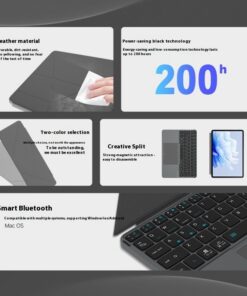 Alternative view of Wireless Bluetooth Folding Keyboard Phablet With Keyboard
