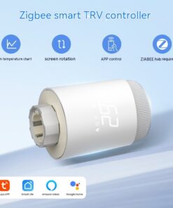 Intelligent Thermostatic Valve Radiator Plastic Controller Temperature Control