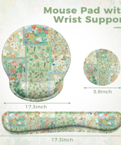 Alternative view of Mouse Pad with Wrist Support, Ergonomic Mouse Pad Set