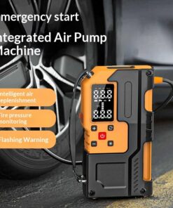 22-cylinder Emergency Car Starter All-in-one Air Pump With Monitoring And Wireless Charging