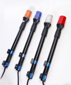 Patrol Red And Blue Strobe LED Motorcycle Warning Light