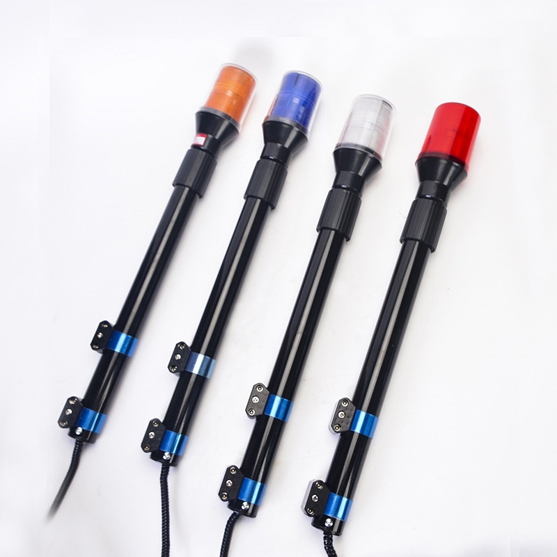 Patrol Red And Blue Strobe LED Motorcycle Warning Light