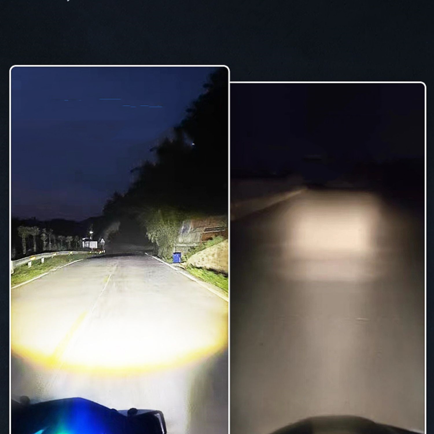 LED Lens Headlight Conversion Accessories Far Light Near Light Integrated Bulb - Image 2