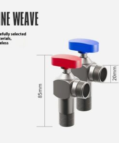 Household Copper Hot And Cold Water Angle Valve - Image 3