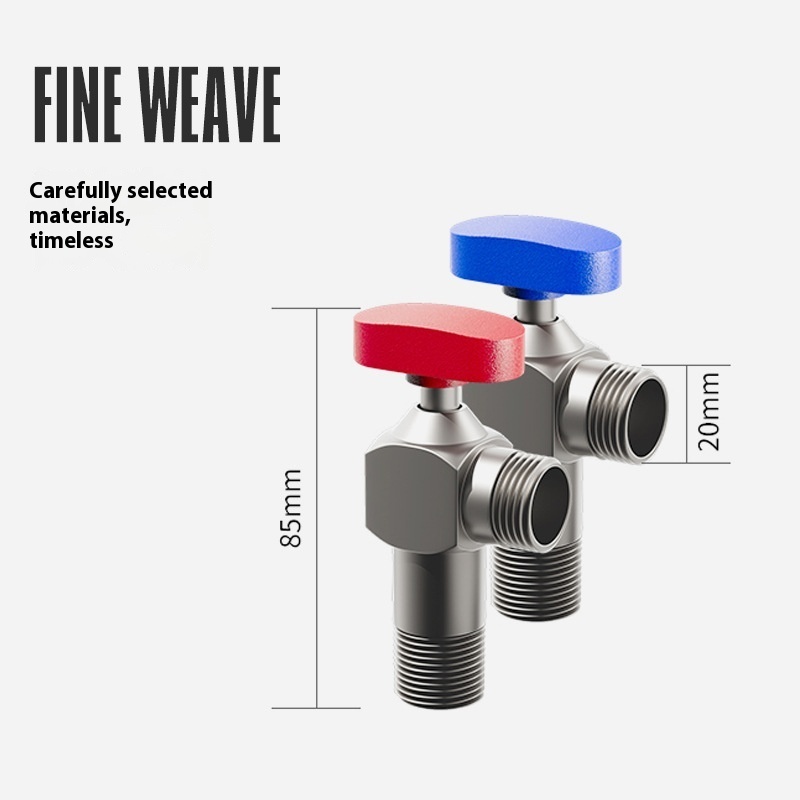 Household Copper Hot And Cold Water Angle Valve - Image 3