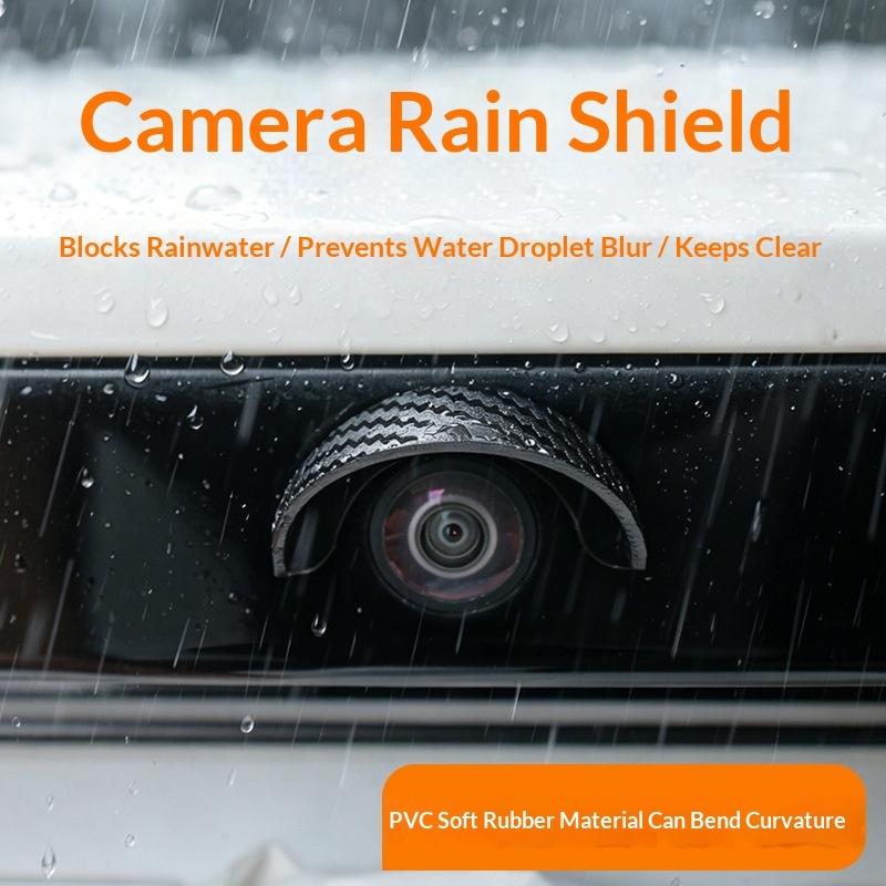 Car Rearview Camera Rain Cover 360 Degree View - Image 2