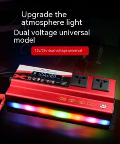Inverter Dual Voltage 1 Vehicle-mounted Converter With Light