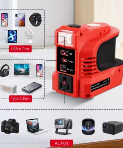 Car Inverter With DC Connector And USB Type-C Outlet - Image 3