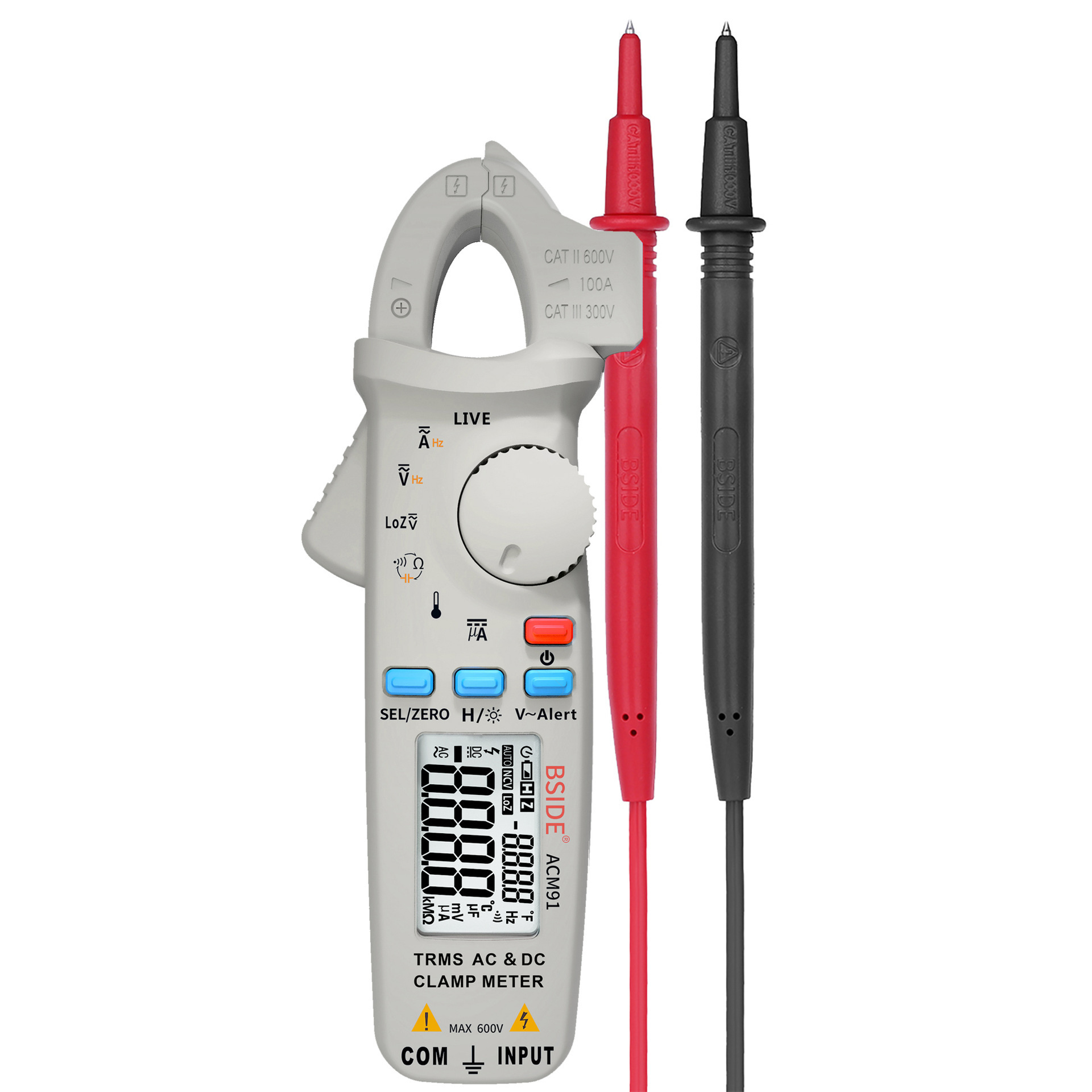 Low Impedance DC Auto Repair Handheld Clamp-type Multimeter - Image 4