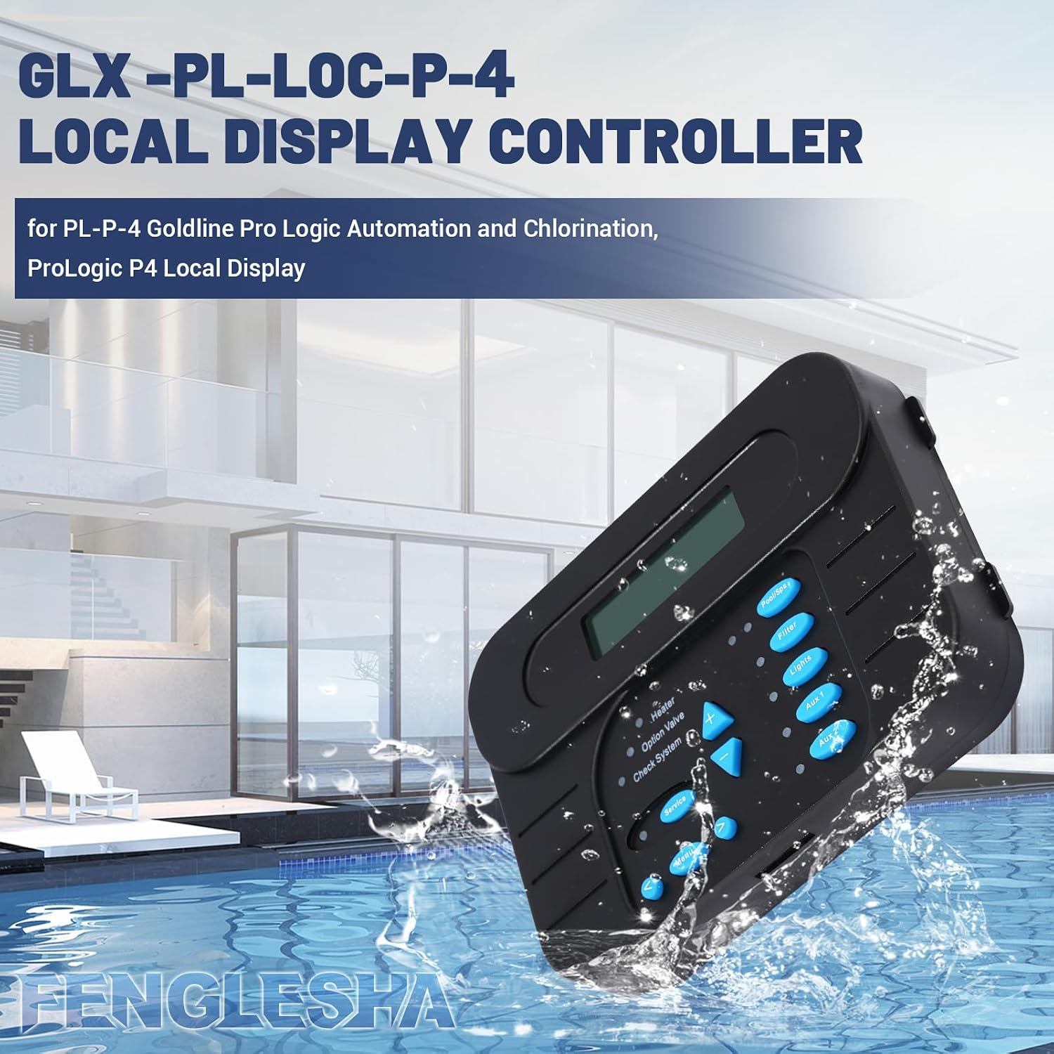 Local Display Kit with Control Board Replacement for Hayward Goldline P-4 - Image 2