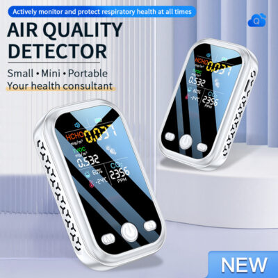 Handheld Portable Air Quality Detector With Indoor Temperature And Humidity