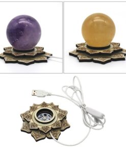 Creative Lotus Base LED Lighting Craft Ornament - Image 3