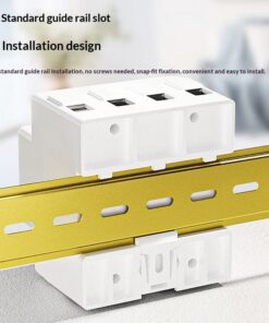 Alternative view of Smart WiFi Three Phase Four Wire DIN Rail Energy Meter Multifunction Voltage Current Power Monitor
