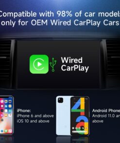 Alternative view of Carplay Original Car Wired To Wireless AI Box Qualcomm Android System