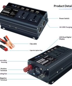 Alternative view of Inverter Dual-voltage 12V24V To 220V Universal Converter