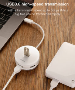 hub notebook usb adapter hub round box - Image 4