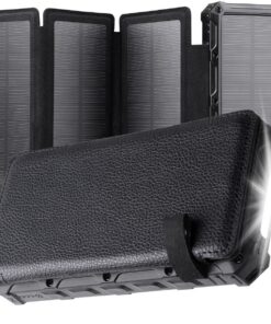 20,000mAh Foldable Solar-Powered Power Bank With Wireless Charging - Image 7