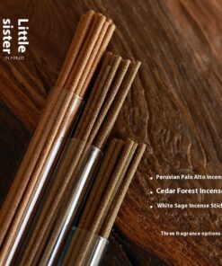 White Sage Incense Sticks, Holy Wood, Cedar, Natural Plant Indoor Aromatherapy