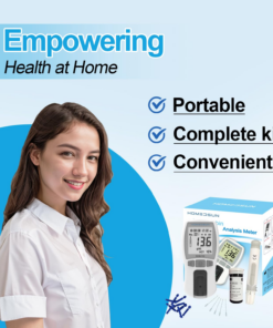 HSBHM102 Portable Hemoglobin Analyzer Kit with 25 Strips Lancets - Image 4