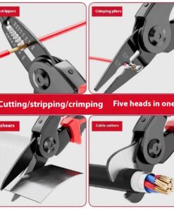 Multi-functional One-to-five Multi-purpose Electrician Wire Stripper - Image 5