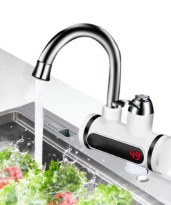 Kitchen Electric Water Tap Water Heater Temperature Display Cold Heating Faucet Hot Water Faucet Heater