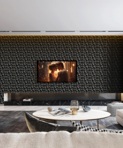 3D Wall Panels, Diamond Textured PVC Accent Wall Panels - Image 5