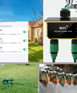 Alternative view of Solar WiFi Graffiti Smart Water Valve Controller