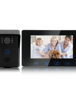 Color HD Video Doorbell Home Wired Doorbell Villa Building Intercom Doorbell - Image 4
