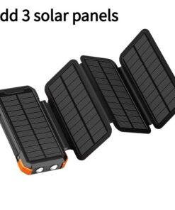 Outdoor Power Bank With Foldable Hand-Crank Solar Charger - Image 10