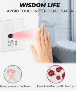 Wall Sensor Light Switch Infrared Sensor Without Touching The Glass Panel