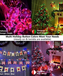 Alternative view of Smart Point Control Rubber-covered Wire Light Graffiti Wifi Control Magic Color Led Lighting Chain