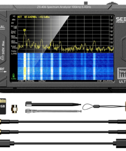 Tinysa Ultra+ ZS406 Spectrum Analyzer, 4.0 Inch 100Khz to 5.4Ghz Handheld Tiny Frequency Analyzer with 32Gb Card, 2-In-1 Signal Generator MF/HF/VHF UHF Input,V0.4.6.1,2025 Upgraded